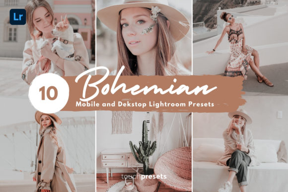 Download 10 Lighroom Presets - Bohemian - Premium Resources