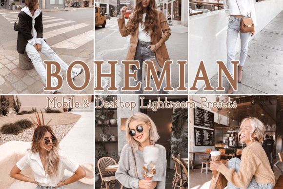 Download 3 Bohemian Lightroom Mobile Presets - Premium Bundle