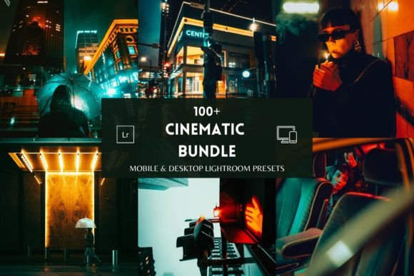 Download 100 Cinematic Bundle Lightroom Presets - Premium Resources